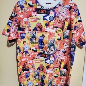 Vintage Levi's Japan Exclusive All Over Print T-Shirt